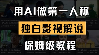 用AI做第一人称独白影视解说，手把手教学，保姆级教程壹学湾 - 一站式在线学习平台，专注职业技能提升与知识成长壹学湾