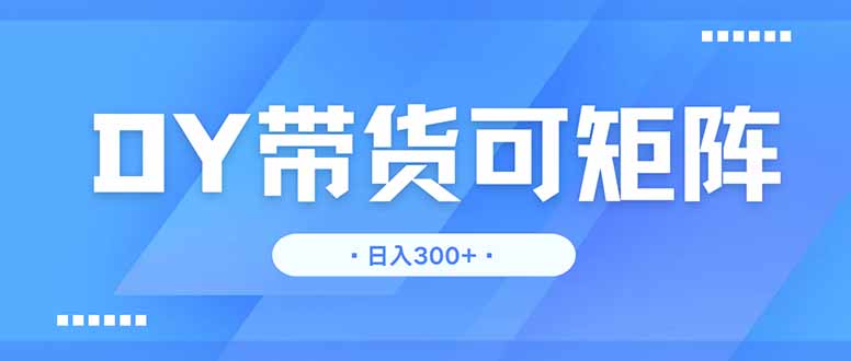 DY带货，日入300＋矩阵无上限壹学湾 - 一站式在线学习平台，专注职业技能提升与知识成长壹学湾