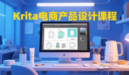 大梦老师·Krita电商产品设计课程壹学湾 - 一站式在线学习平台，专注职业技能提升与知识成长壹学湾