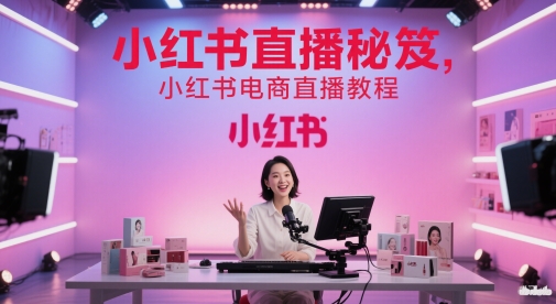 小红书直播秘笈，小红书电商直播教程壹学湾 - 一站式在线学习平台，专注职业技能提升与知识成长壹学湾