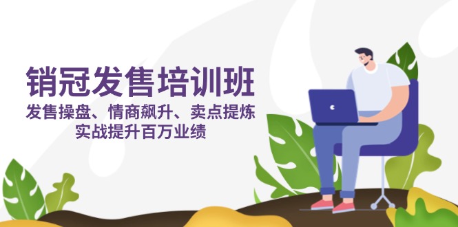 （14203期）销冠 发售培训班：发售 操盘+情商 飙升+卖点 提炼，实战提升百万业绩-百创源-全网首发各大平台项目资源、专注分享新出网上vip赚钱方法、vip课程视频教程、付费网络课程以及网赚培训，学习引流、建站、赚钱等，学项目技术从这里开始！
