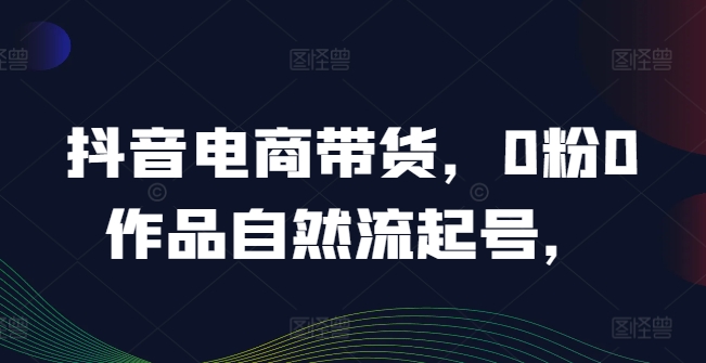 抖音电商带货，0粉0作品自然流起号，热销20多万人的抖音课程的经验分享壹学湾 - 一站式在线学习平台，专注职业技能提升与知识成长壹学湾