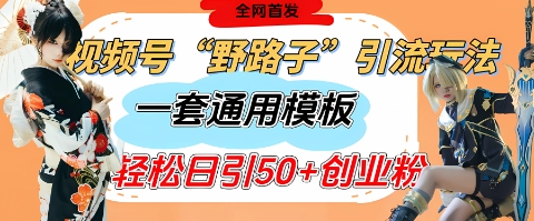 视频号“野路子”玩法，评论区疯狂截流，一套模板单日单号引流50+创业粉壹学湾 - 一站式在线学习平台，专注职业技能提升与知识成长壹学湾